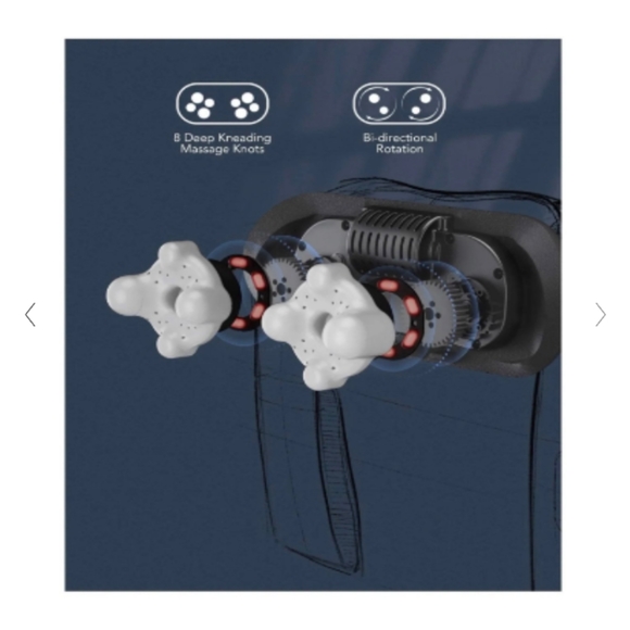 Shiatsu 3D rotating massage with heat - Picture 8 of 8